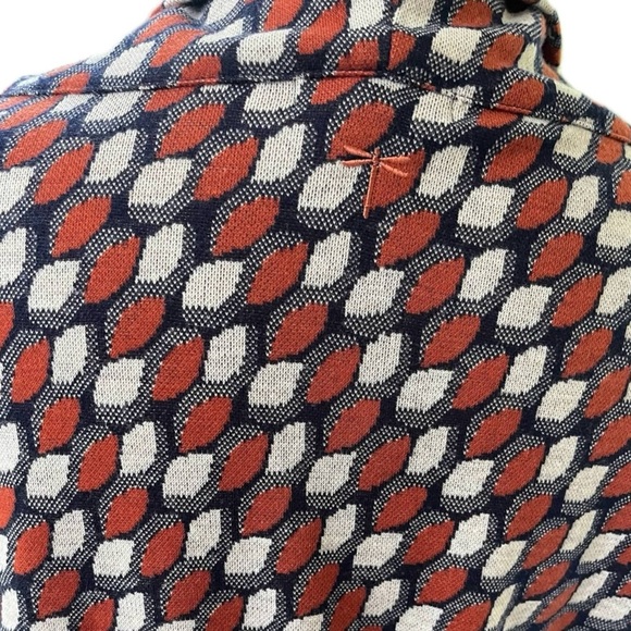 Tyler Boe Geometric Print Cowl Neck Tunic Sweater Dress – Size Medium - Picture 5 of 9